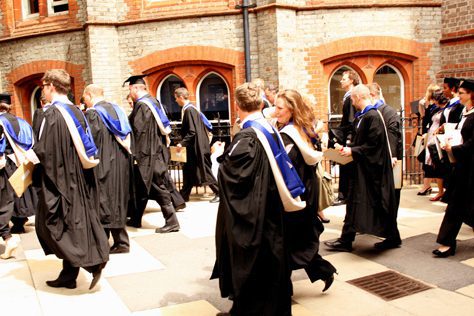 students_in_gowns_outside_reading_town_hall_2011