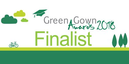 Green Gown Award finalist 2018 logo