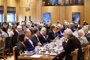 Guests talking at the lunch