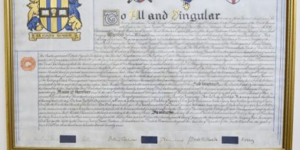 CEMs Royal Charter 1922