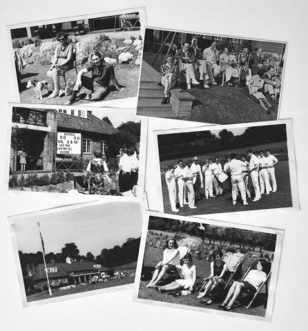 Cricket match at Hinchley Wood in June 1965