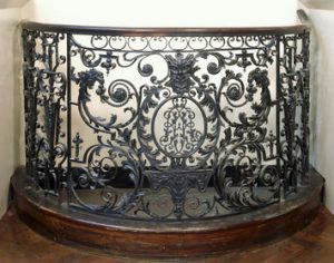 Wrought iron staircase