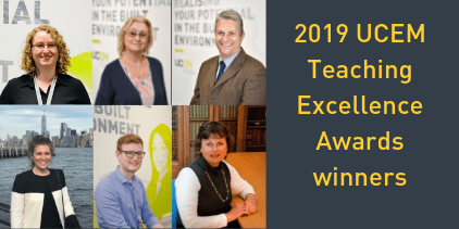 Montage of the teaching Excellence award winners