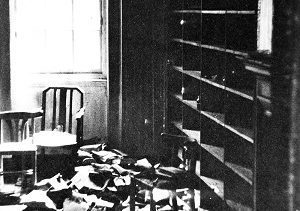 Lincoln's Inn Fields postroom after the Blitz