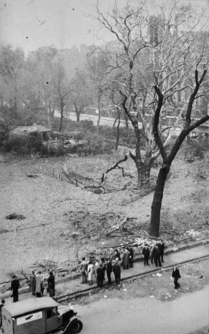 Destruction at Lincoln's Inn Fields after the Blitz