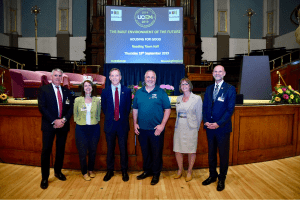 The speakers at our centenary Housing for Good event