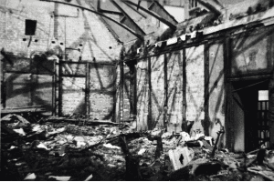 An internal view of 35 Lincoln's Inn Fields after the blitz