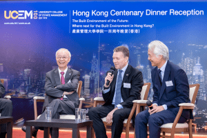 Alumni sharing stories at our Hong Kong centenary event