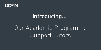 Introducing our Academic Programme Support Tutors blog graphic