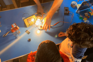 Solar energy demonstration at the Science Fair