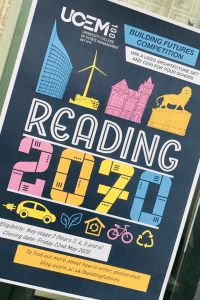 A poster for the 'Reading of the future' schools' competition