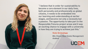 Vicki Grimshaw's NUS Responsible Futures quote graphic