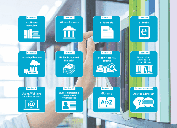 e-library infographic