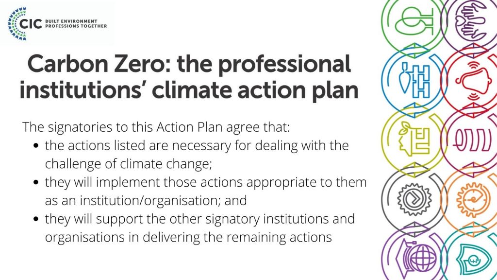 CIC climate action plan graphic