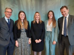 (L-R) Andrew Hynard, Laura Bell McMillan, Amanda Clack, Becky Powley and Alastair Martin