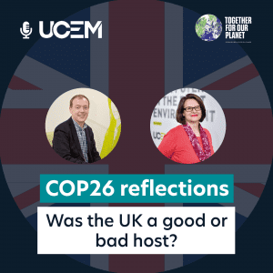 UK good or bad COP26 host podcast Instagram graphic