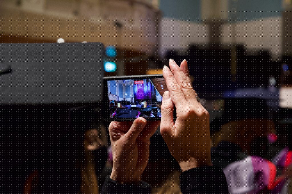 Someone taking a photo