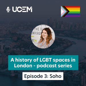 LGBT podcast series - Soho episode Instagram graphic