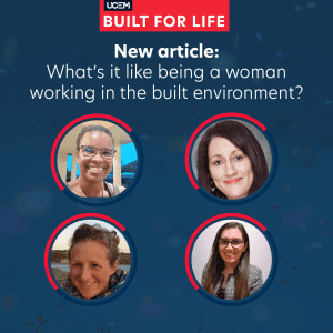 Women in the built environment article Instagram graphic