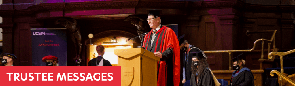 Trustee messages banner graphic