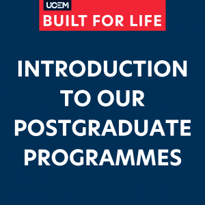 Postgraduate programme webinars Instagram reel still