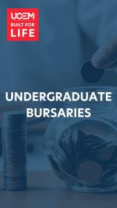 Undergraduate bursaries Instagram reel still