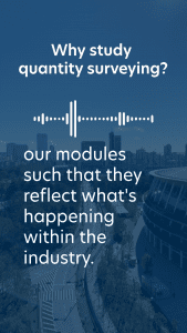 Why study quantity surveying