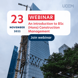 BSc Construction Management webinar