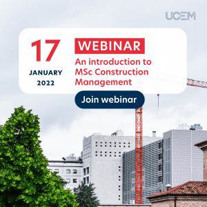 MSc Construction Management webinar