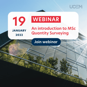 MSc Quantity Surveying webinar