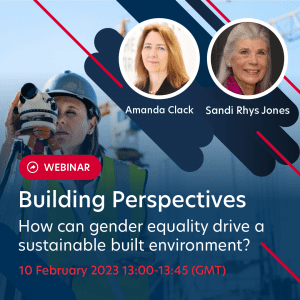 How can gender equality drive a sustainable built environment?