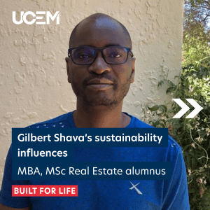 Gilbert Shava's sustainability influences