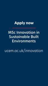 MSc innovation in sustainable built environments