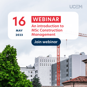MSc Construction Management webinar